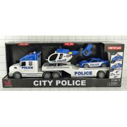 TIR POLICJA HELIKOPTER AUTO ŚW/DŻW 55CM