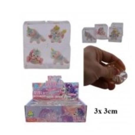 GNIOTEK 4 KOSTKI JEDNOROŻEC 3CM