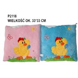 PODUSZKA KURCZAK 2KOL 33X33CM