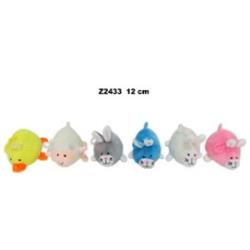 ZWIERZĘTA BRELOKI 12CM 6ASS