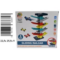 UKŁADANKA WIEZA AUTKA