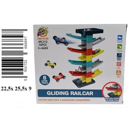 UKŁADANKA WIEZA AUTKA