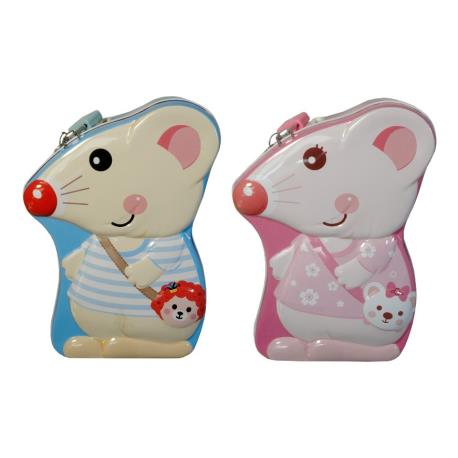 SKARBONKA METAL MYSZKA 17CM