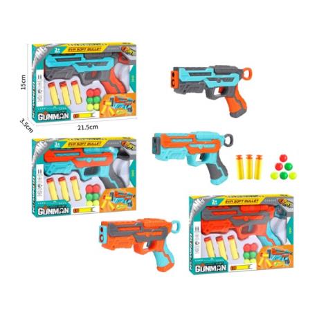 PISTOLET STRZAŁKI  PIŁKI PIANKA 