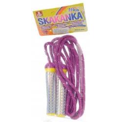 SKAKANKA SZNURKOWA 218CM 3 KOL