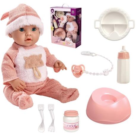 LALKA BOBAS  SPIOCHY 33CM AKCESS