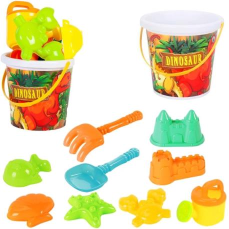 ZESTAW DO PIASKU DINO 10EL