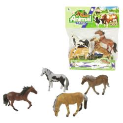 ZWIERZĘTA KONI TORBA 4SZT