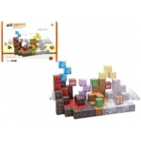 KLOCKI MAGNETYCZNE KOSTKI 2X2CM 83EL