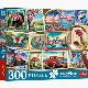 PUZZLE 300EL ZNACZKI POCZTOWE