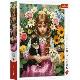PUZZLE 1000EL DZIEWCZYNKA Z KOTKAMI