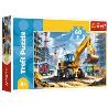 PUZZLE 60EL TRAKTOR KOPARKO ŁADOWARKA