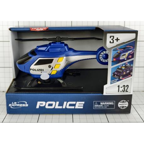 HELIKOPTER POLICJA ŚW/DŻW 17CM PUD