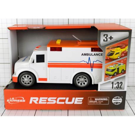 AMBULANS ŚW/DŻW 17CM PUD
