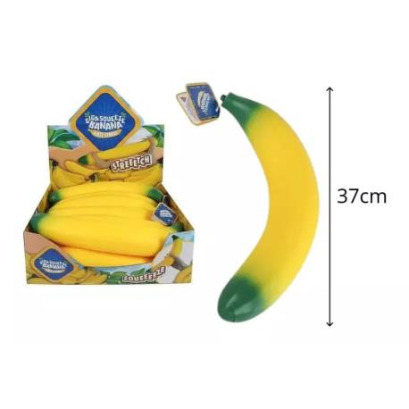 BANAN SQISHY 37CM DO ŚCISKANIA