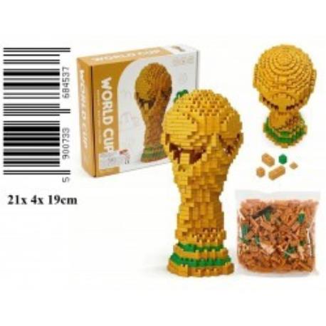 KLOCKI 550EL PUCHAR ŚWIATA FIFA 21X19CM