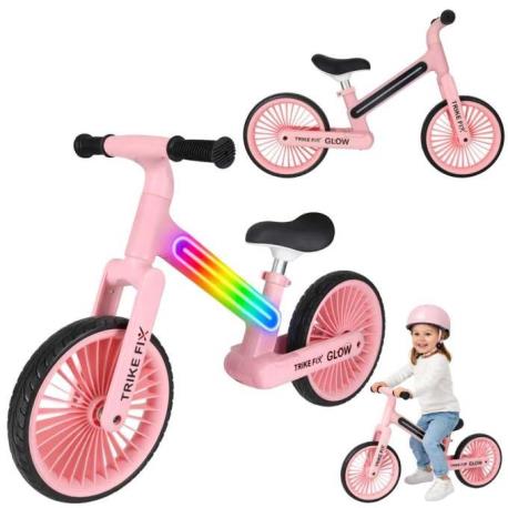 ROWEREK BIEGOWY TRIKE FIX GLOW LED RÓŻ