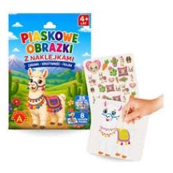 PIASKOWE MALOWANKI NAKLEJKI ALPAKA