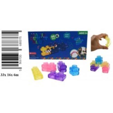 KLOCKI SILIKONOWE MIĘKKIE 88PCS