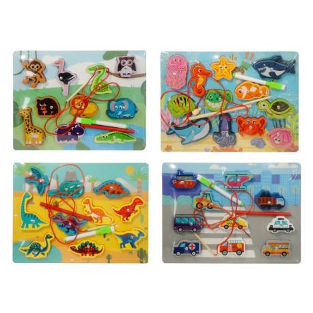 PUZZLE DREWNO UKŁADANKA 4WZ