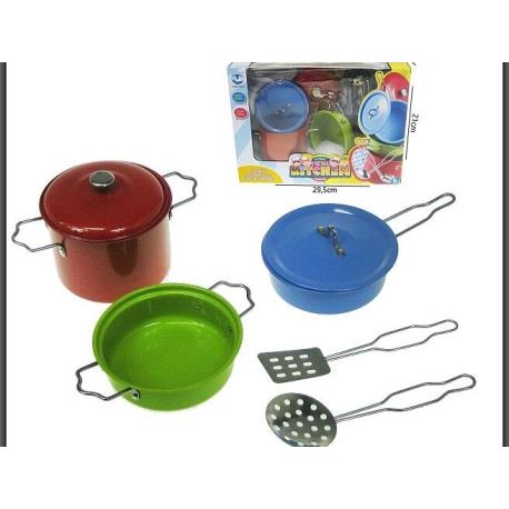 NACZYNIA METALOWE 8PCS