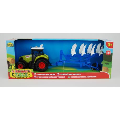 TRAKTOR PRZYCZEPA PŁUG ŚW/DŻW