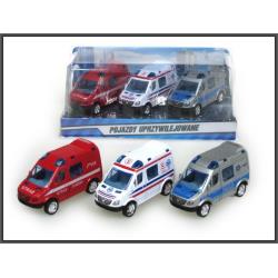 MINI VANY UPRZYWILEJOWANE 8CM 3SZT WBX