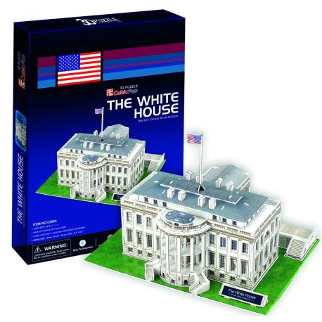 PUZZLE 3D BIAŁY DOM 65 EL.