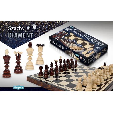 SZACHY DIAMENT DREWNO