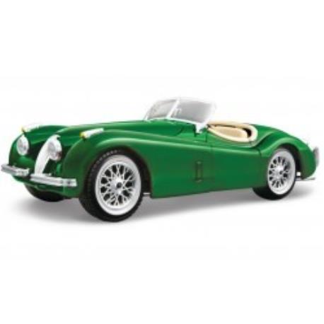 JAGUAR XK 120 ROADSTER GREEN 1:24