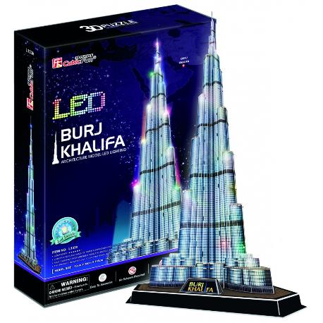 PUZZLE 3D LED BURJ KHALIFA 136PCS