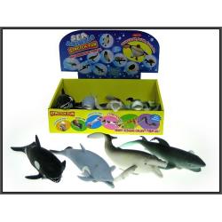 ZWIERZĘTA MORSKIE Z GROSZKIEM 4 WZORY 20 CM 12/OP