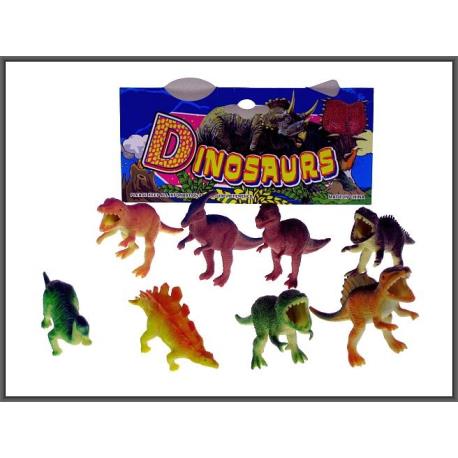 DINOZAURY 6-8 CM 8 SZT. WOREK