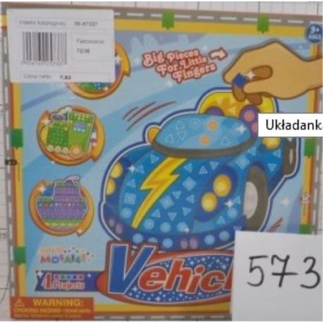 UKŁADANKA WYKLEJANKA AUTO