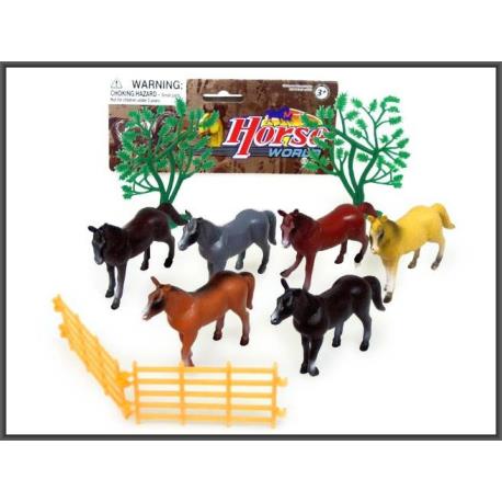 KONIE 10 CM 10 SZT. W WORKU