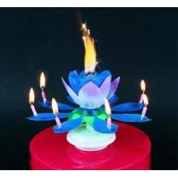 ŚWIECZKA GRAJĄCO-TAŃCZĄCA NIEBIESKA