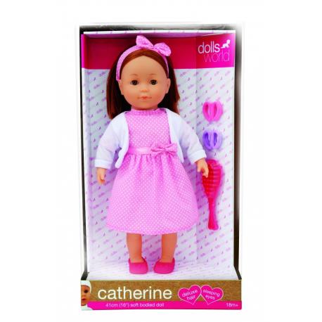LALKA 41CM CATHERINE CIEMNE WŁOSY